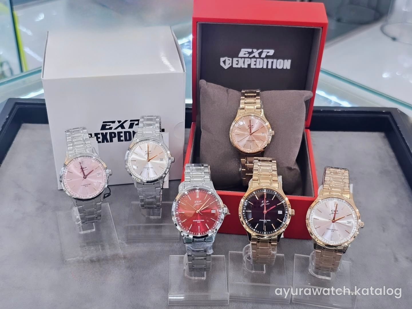 Jam Wanita Expedition E6853 Glamour Series